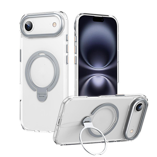 iPhone 17 Air Clear MagSafe Slim Transparent Shockproof Ring Stand Case - 1 iPhone 17 Air Clear MagSafe Slim Transparent Shockproof Ring Stand Case - 1