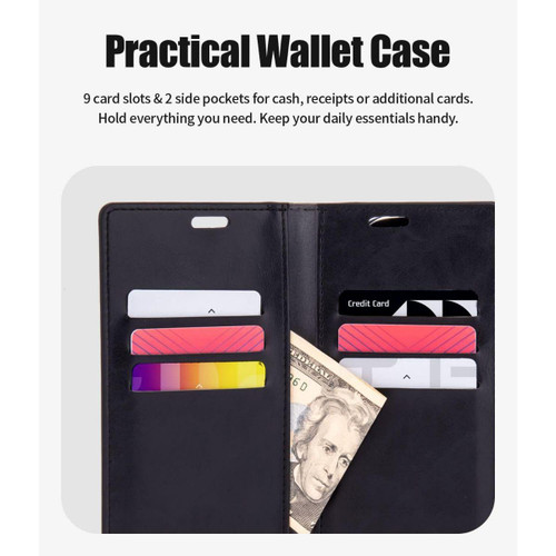 Black iPhone 17 Pro Max Elegant Mercury Mansoor MagSafe Wallet Case - 1