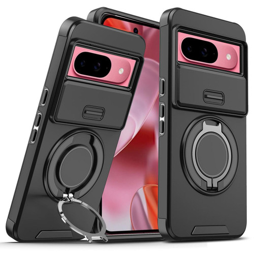 Black Heavy Duty Rugged Shockproof Camshield Ring Case for Pixel 10 / 10 Pro Black Heavy Duty Rugged Shockproof Camshield Ring Case for Pixel 10 / 10 Pro