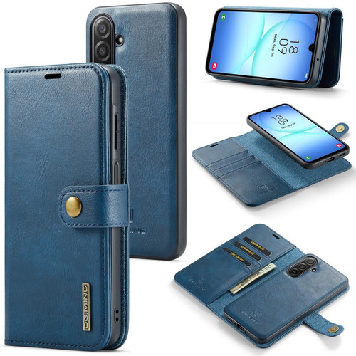 Blue DG.Ming Detachable Wallet Flip Case for Samsung Galaxy A17 5G - 1