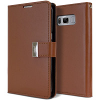 Brown Genuine Mercury Rich Diary Wallet Case For Galaxy S10  Plus