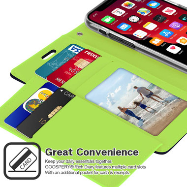 Smart Navy iPhone 11 Pro MAX Genuine Rich Diary Wallet Card Case - 2