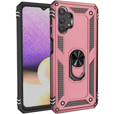 Rose Gold 360 Rotating Ring Shock Proof Case For Galaxy A32 5G - 2