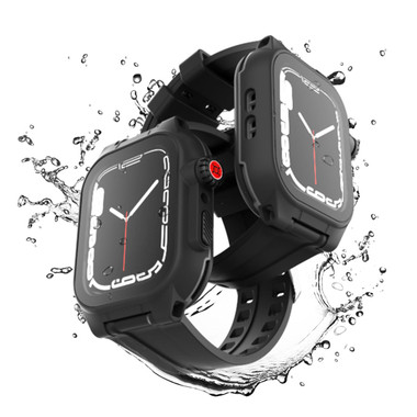 Apple Watch Series 7 (45mm) Waterproof Dirtproof Shock Proof Case + Band - 1