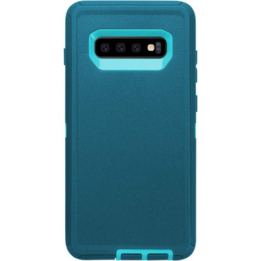 Blue Military Full Body Shock Proof Defender Case For Galaxy S10 - 2