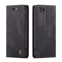 Luxury Black CaseMe Soft Matte Wallet Case For iPhone 6 / 6S - 1