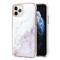 White Marble Stone Pattern Slim Protective Case Cover For iPhone 11 Pro Max - 1