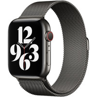 Goospery Black Milanese Loop Magnetic Band for Apple Watch (40mm) 4/5/6/SE - 1