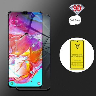Black Galaxy A25 5G 9D Full Cover Tempered Glass Screen Protector - 2