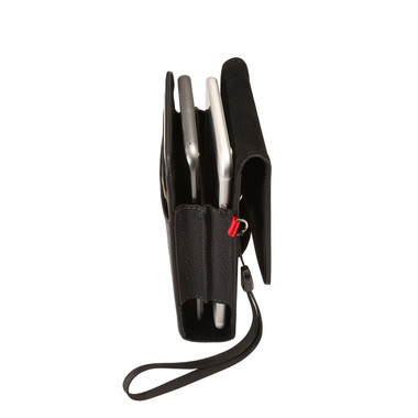 Multifunctional Universal Vertical Flip with Card Slots & Belt Clip – Black - 2