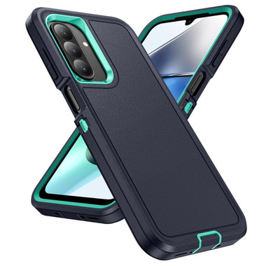 Dark Blue Galaxy A26 5G Heavy Duty Military Defense Drop Proof Case - 2