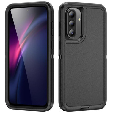 Black Rugged Full Body Heavy Duty Shock Proof Case For Galaxy A56 5G - 1