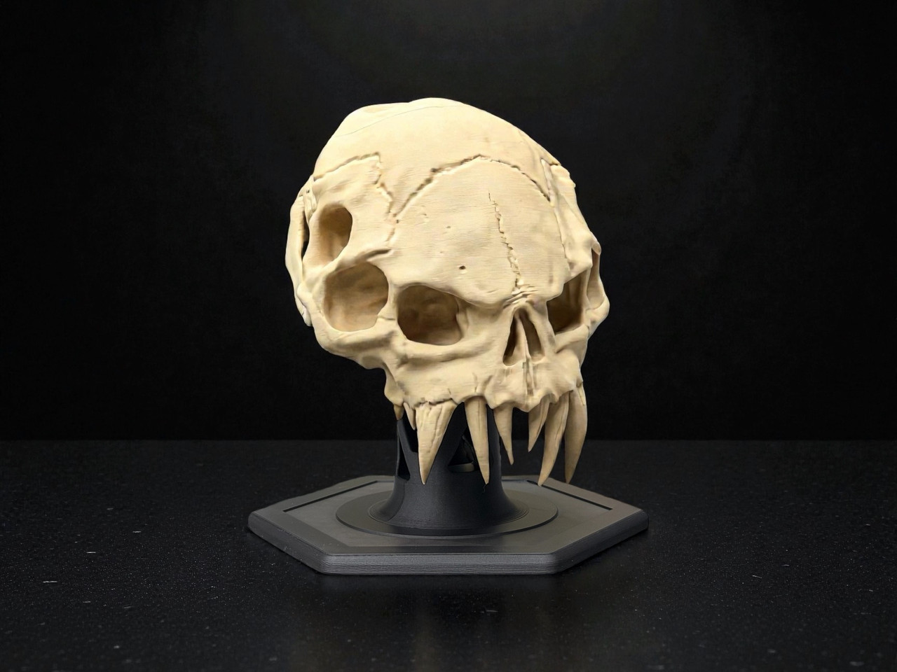 Chimera Skull Helmet Stand | Tactical Helmet Display | Venabulum