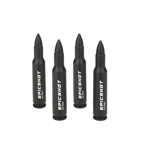 Epicshot Premium Metal .222 Caliber Snap Caps 4 Per Pack