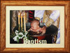 5x7 Jumbo ~ BAPTISM Landscape Picture Frame