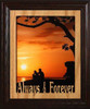 8x10 ALWAYS & FOREVER Photo Laser Name Frame ~ Anniversary Gift!