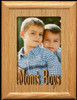 5x7 MOM'S BOYS ~ Portrait or Landscape Frame ~ Holds a 4x6 or cropped 5x7 Picture ~ Mother's Day, Birthday or Christmas Gift for Mom from her Boys!