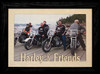 Jumbo 5x7 Harley Lover picture frame ~ HARLEY & FRIENDS