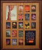 16x20 Age Progression Photo Frame Birth to Eighteen (1-18) ~ Choice of Mat & Frame (letters)