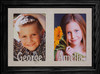 Double 5x7 Personalized Picture Frame ~ Holds 24x6 or cropped 5x7 photos