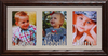 Triple 5x7 Personalized Photo Frame ~ Choice of Mat and Frame color ~Custom with Date, Name, Text