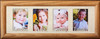 Personalized wallet photo frame ~ Holds (2, 3 or 4) Portrait 2x3 Wallet Photos