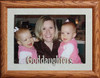 5x7 JUMBO ~ GODDAUGHTERS Photo Frame ~ Holds a 5x7 Photo ~ Christmas, Birthday Baptismal Gift for a Godmother, Godfather or Godparents