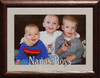 5x7 JUMBO ~ NANA'S BOYS Photo Frame ~ Holds a 5x7 Photo ~ Christmas, Birthday or Grandparent Gift