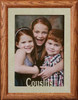 5x7 JUMBO ~ COUSINS Photo Frame ~ Holds a 5x7 Photo ~ A Keepsake Picture Frame to hold your Favorite Cousins Picture