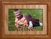 5x7 NEPHEW ~ Portrait or Landscape OAK MAT Picture Frame ~ Holds a 4x6 or Cropped 5x7 Photo ~ Wonderful Keepsake Gift for a Proud Uncle or Aunt!