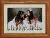 5x7 DADDY'S GIRLS ~ Landscape Picture Frame ~ Holds a 4x6 or a cropped 5x7 Photo