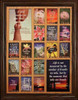 12x16 Birth to Senior Age Progression Personalized frame ~ Choice of Mat & Frame (Letters)
