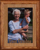 5x7 Jumbo ~ GREAT GRANDMA Oak Mat Portrait Picture Frame
