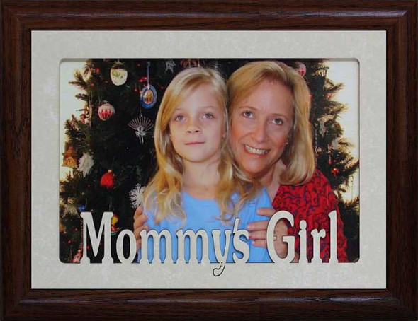 5x7 Mommy's Girl Picture Frame ~ Holds 4x6 or cropped 5x7 Photo ~Wonderful Gift for mom