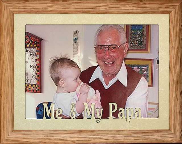 5x7 Jumbo ~ ME & MY PAPA Landscape or Portrait Picture Frame