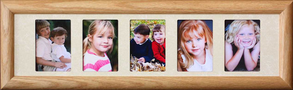 Multiple Opening ~ FIVE ~ 2''x3'' Wallet Photo Frame ~ Holds Five-2x3 Wallet Pictures