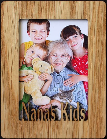NANA'S KIDS ~ Portrait 2x3 Wallet Photo/Picture Magnet for your Refrigerator! Gift for Nana Personalized Grandparent Gifts