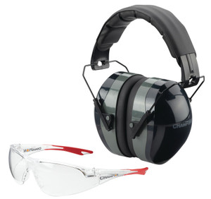 Champion Eyes and Ears Combo - Gray/Black