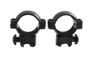 Traditions Aluminum 22 Scope Rings, 1″ Matte Black