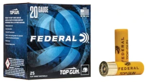 Federal Top Gun 20 Gauge 9 Shot, 2-3/4 in, 7/8 oz, 1210 fps