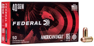 Federal American Eagle 40 S&W 165gr FMJ