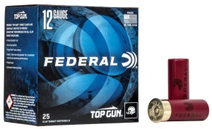 Federal Top Gun 12 Gauge 7.5 Shot Size, 2-3/4 in, 1 1/8 oz, 1200 fps
