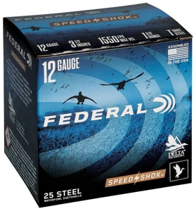 Federal Speed-Shok, 12 Gauge, BBB Shot, 3-1/2 in, 1 3/8 oz, 1550 fps