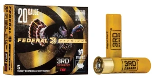 Federal  3rd Degree with HEAVYWEIGHT TSS, 20 Gauge, 5, 6 and 7 Shot, 3 in, 1 1/2 oz, 1100 fps