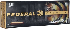 Federal ELD-X, 6.5 PRC, 143 Grain, ELD-X, 2900 fps