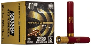 Federal Personal Defense 410 Handgun, 410 Bore, 4 Buck Shot, 3 in, 950 fps