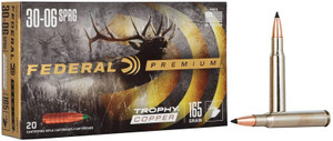 Federal Trophy Copper, 30-06 Springfield, 165 Grain, Trophy Copper, 2800 fps
