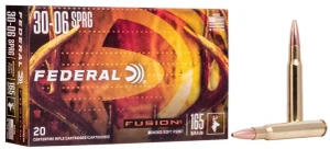 Federal Fusion Rifle, 30-06 Springfield, 165 Grain, Fusion Soft Point, 2790 fps