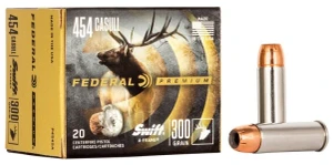 Federal Swift A-Frame, 454 Casull, 300 Grain, 1520 fps