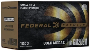 Federal Gold Medal Small Rifle Match Primers, No. GM205M (1000ct)